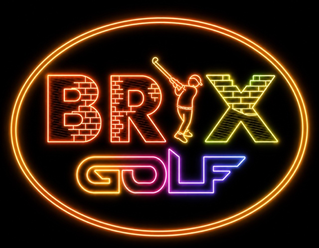 BrixGolf original neon oval logo